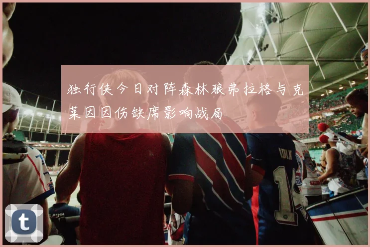 独行侠今日对阵森林狼弗拉格与克莱因因伤缺席影响战局